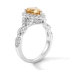 Thumbnail Image 2 of Neil Lane Citrine & Diamond Engagement Ring 3/4 ct tw Round-cut 14K White Gold