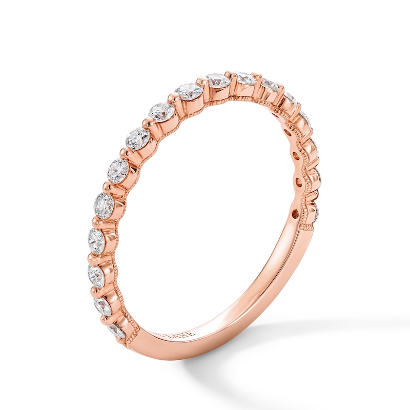 Main Image 2 of Neil Lane Diamond Wedding Band 3/8 ct tw Round-cut 14K Rose Gold
