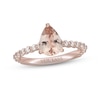 Thumbnail Image 0 of Neil Lane Morganite & Diamond Engagement Ring 1/2 ct tw Round-cut 14K Rose Gold