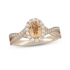 Thumbnail Image 1 of Neil Lane Citrine & Diamond Engagement Ring 5/8 ct tw Round-cut 14K Yellow Gold