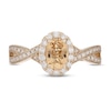 Thumbnail Image 3 of Neil Lane Citrine & Diamond Engagement Ring 5/8 ct tw Round-cut 14K Yellow Gold