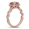 Thumbnail Image 1 of Neil Lane Morganite & Diamond Engagement Ring 1/2 ct tw Round-cut 14K Rose Gold