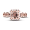 Thumbnail Image 2 of Neil Lane Morganite & Diamond Engagement Ring 1/2 ct tw Round-cut 14K Rose Gold
