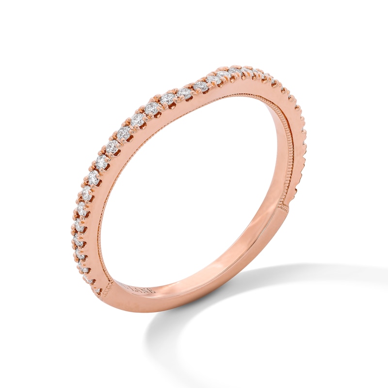 Main Image 2 of Neil Lane Diamond Wedding Band 1/5 ct tw Round-cut 14K Rose Gold