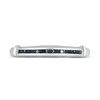 Thumbnail Image 2 of Adore Black Diamond Wedding Band 1/6 ct tw Round-cut 10K White Gold