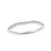 Thumbnail Image 1 of Adore Diamond Wedding Band 1/6 ct tw Round-cut 10K White Gold