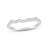 Thumbnail Image 1 of Adore Diamond Wedding Band 1/10 ct tw Round-cut 10K White Gold