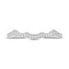 Thumbnail Image 2 of Adore Diamond Wedding Band 1/10 ct tw Round-cut 10K White Gold