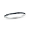 Thumbnail Image 0 of Black Diamond Wedding Band 1/8 ct tw Round-cut 10K White Gold