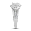 Thumbnail Image 2 of Diamond Engagement Ring 1-3/4 ct tw Princess & Round-cut 14K White Gold
