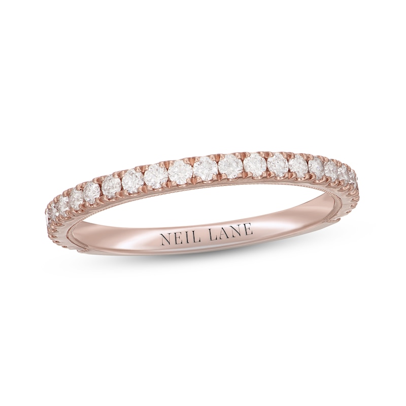 Neil Lane Diamond Wedding Band 3/8 ct tw Round-cut 14K Rose Gold