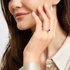 Thumbnail Image 3 of Neil Lane Rhodolite Garnet & Diamond Engagement Ring 1/2 ct tw Round-cut 14K White Gold