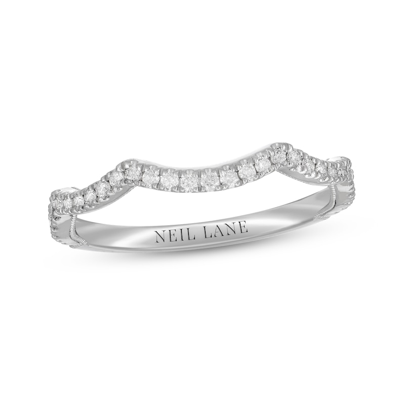 Neil Lane Diamond Wedding Band 1/4 ct tw Round-cut 14K White Gold