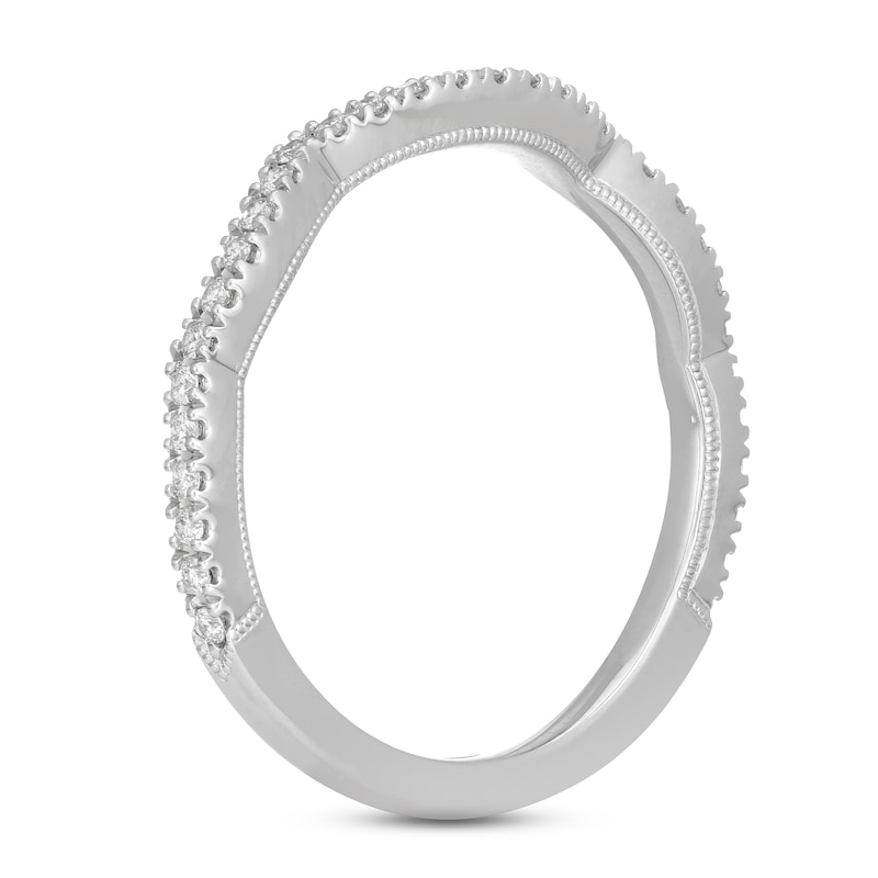 Main Image 8 of Neil Lane Diamond Wedding Band 1/5 ct tw Round-cut 14K White Gold