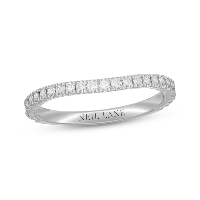 Main Image 1 of Neil Lane Diamond Wedding Band 1/3 ct tw Round-cut 14K White Gold