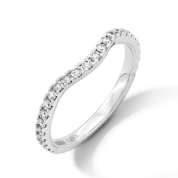 Neil Lane Diamond Wedding Band 3/8 ct tw Round-cut 14K White Gold