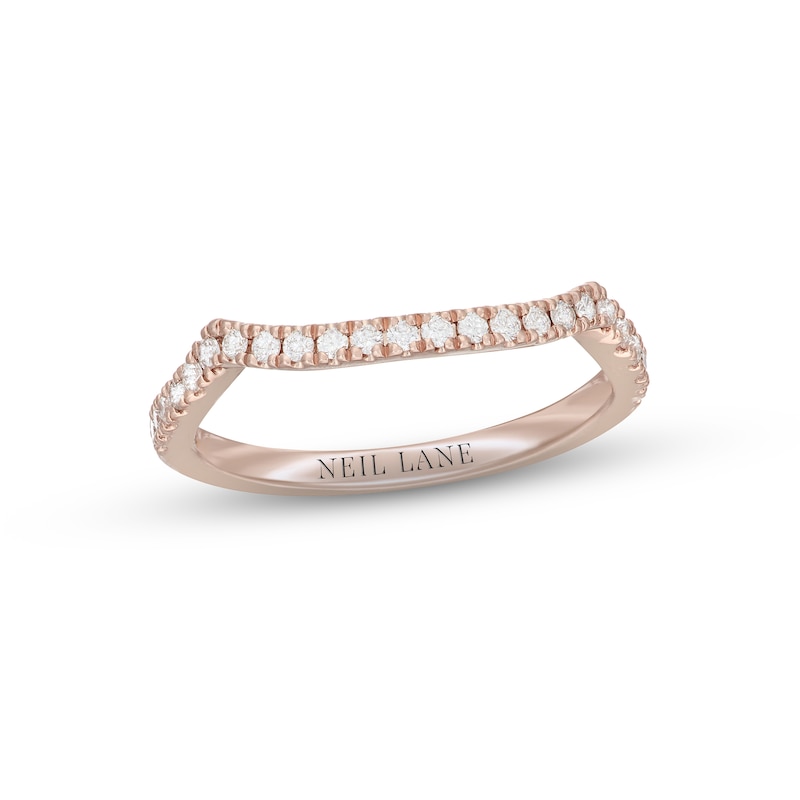 Main Image 1 of Neil Lane Diamond Wedding Band 1/4 ct tw 14K Rose Gold