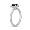 Thumbnail Image 1 of Neil Lane Pink Tourmaline & Diamond Engagement Ring 1/2 ct tw 14K White Gold