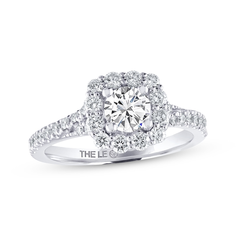 Main Image 1 of THE LEO Diamond Engagement Ring 1-1/6 ct tw Round-cut 14K White Gold
