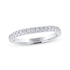 THE LEO Diamond Wedding Band 1/4 ct tw Round-cut 14K White Gold