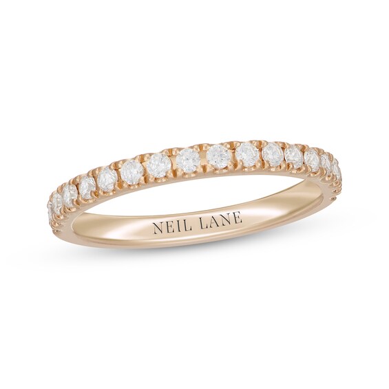 Neil Lane Round-Cut Diamond Wedding Band 3/8 ct tw 14K Yellow Gold
