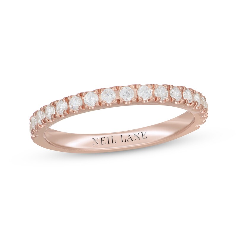 Neil Lane Round-Cut Diamond Wedding Band 3/8 ct tw 14K Rose Gold