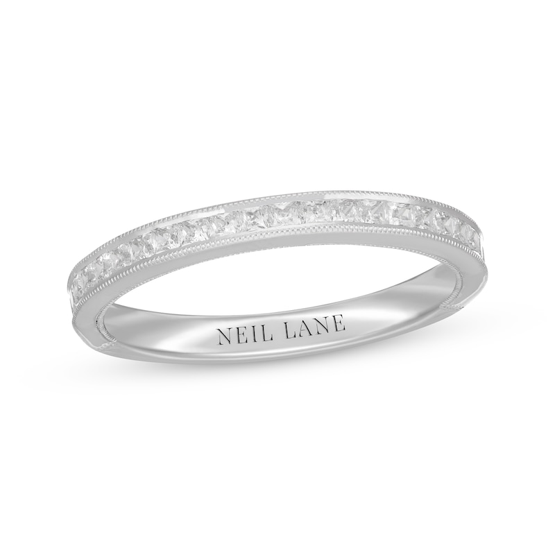 Neil Lane Princess-Cut Diamond Wedding Band 5/8 ct tw 14K White Gold