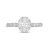 Thumbnail Image 2 of Neil Lane Oval-Cut Diamond Halo Engagement Ring 1 ct tw 14K White Gold