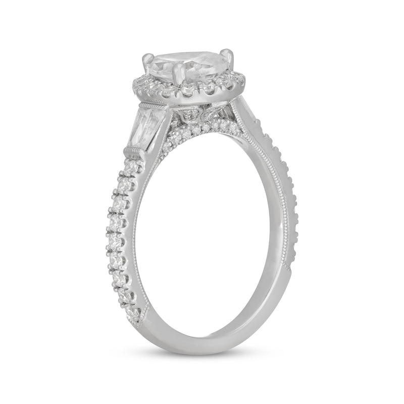 Main Image 5 of Neil Lane Pear-Shaped Diamond Engagement Ring 1-5/8 ct tw 14K White Gold