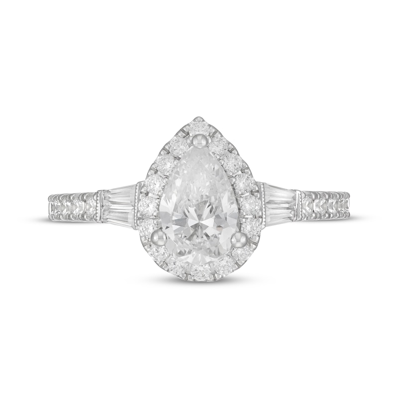 Main Image 6 of Neil Lane Pear-Shaped Diamond Engagement Ring 1-5/8 ct tw 14K White Gold