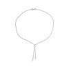 Thumbnail Image 1 of Cultured Pearl Lariat Necklace Sterling Silver 17”