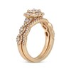Neil Lane Round-Cut Diamond Cushion Frame Bridal Set 1-1/5 ct tw 14K Yellow Gold