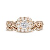 Neil Lane Round-Cut Diamond Cushion Frame Bridal Set 1-1/5 ct tw 14K Yellow Gold
