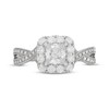 Thumbnail Image 3 of Neil Lane Princess-Cut Diamond Cushion Frame Engagement Ring 1-5/8 ct tw 14K White Gold