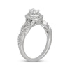 Thumbnail Image 2 of Neil Lane Oval-Cut Diamond Double Halo Braided Shank Engagement Ring 3/4 ct tw 14K White Gold
