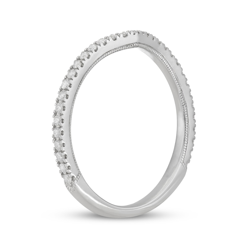 Main Image 2 of Neil Lane Diamond Contour Wedding Band 1/4 ct tw 14K White Gold