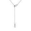 Thumbnail Image 4 of Nephrite Jade Dragon Necklace Sterling Silver 18"