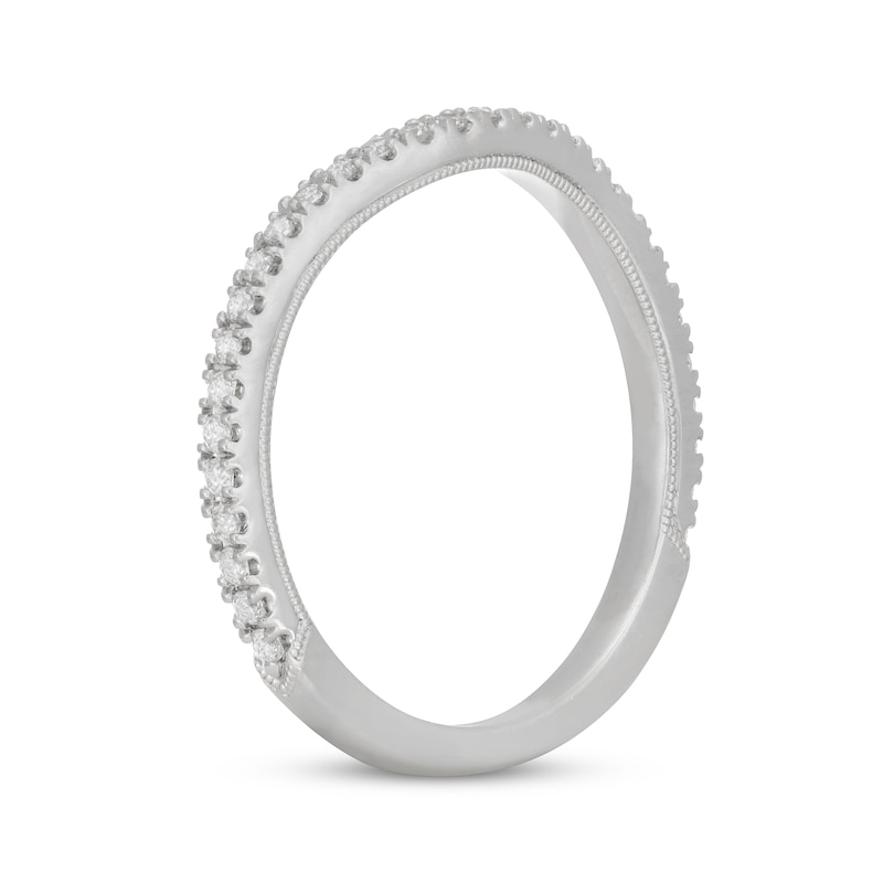 Main Image 2 of Neil Lane Diamond Contour Wedding Band 1/4 ct tw 14K White Gold