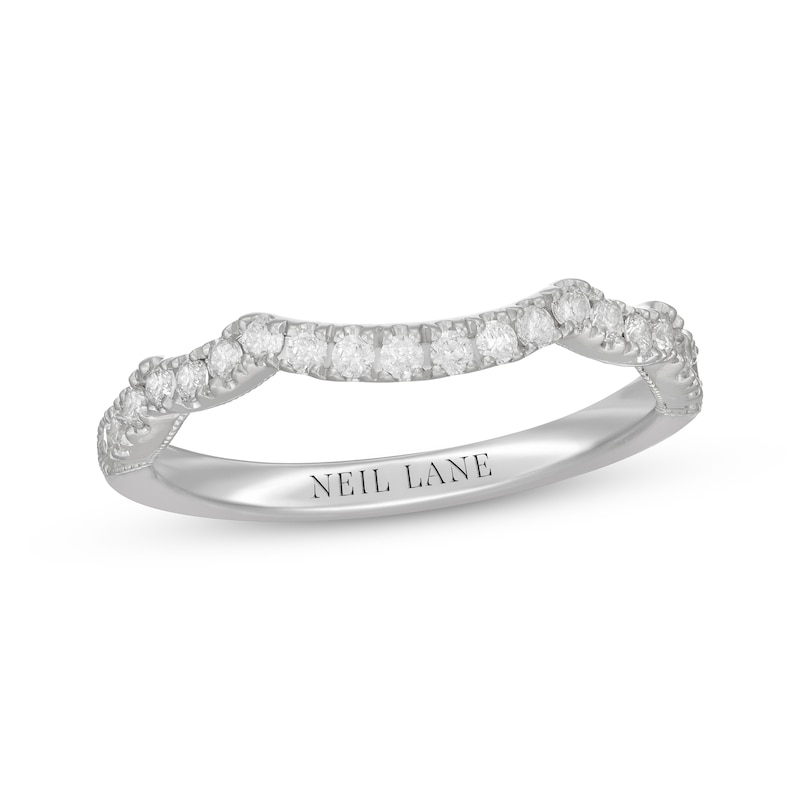 Main Image 1 of Neil Lane Bridal Diamond Contour Wedding Band 1/3 ct tw 14K White Gold