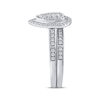 Thumbnail Image 2 of Adore Multi-Diamond Pear Halo Bridal Set 3/4 ct tw 14K White Gold