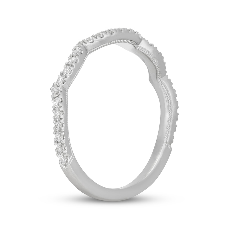 Main Image 8 of Neil Lane Diamond Contour Wedding Ring 1/4 ct tw 14K White Gold
