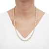 Thumbnail Image 3 of Silk Rope Chain Necklace 6.4mm Solid 14K Yellow Gold 22"