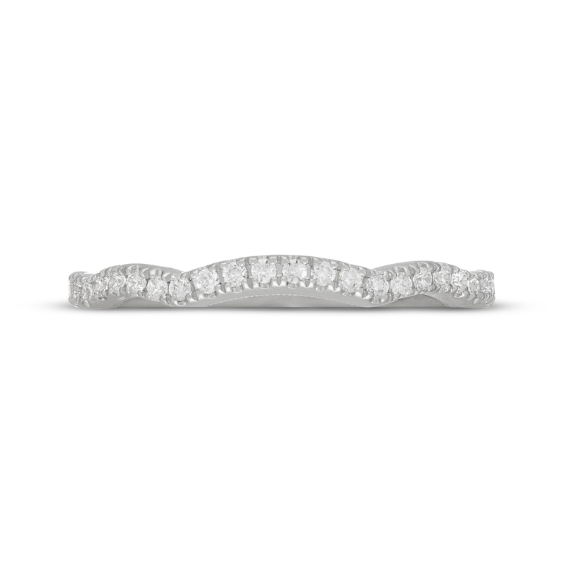 Main Image 9 of Neil Lane Diamond Contour Wedding Band 1/5 ct tw 14K White Gold