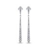 Thumbnail Image 2 of KAY Lab-Grown Diamonds Graduated Drop Earrings 1 ct tw 14K White Gold