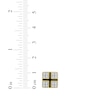 Thumbnail Image 3 of Men's Multi-Diamond Quad Stud Earrings 1/2 ct tw 10K Yellow Gold