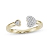 Thumbnail Image 1 of Diamond Hearts Deconstructed Ring 1/10 ct tw 10K Yellow Gold