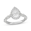 Thumbnail Image 1 of Neil Lane Premiere Pear-Shaped Diamond Halo Engagement Ring 2-3/8 ct tw 14K White Gold