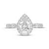 Thumbnail Image 3 of Neil Lane Premiere Pear-Shaped Diamond Halo Engagement Ring 2-3/8 ct tw 14K White Gold
