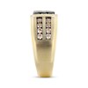 Thumbnail Image 2 of Adore Men's Black & Brown Diamond Wedding Band 1 ct tw 10K Yellow Gold