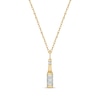 Thumbnail Image 1 of Diamond Beer Bottle Necklace 1/20 ct tw 10K Yellow Gold 18"